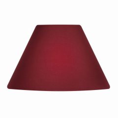 Wine Cotton Coolie Shade 8″