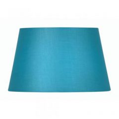 Blue Cotton Drum Shade 10″