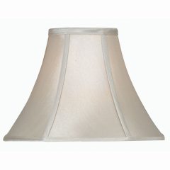 Empire Faux Silk Shade Soft Grey 16″