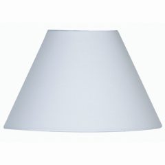 White Cotton Coolie Shade 14″