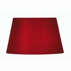 Red Cotton Drum Shade 10″