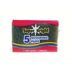 super bright 5 scouring pads