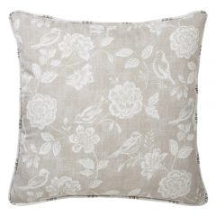 Bird Garden Natural Filled Cushion