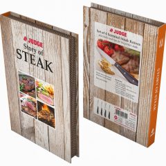 (disc) Judge Book Set Of 4 Steak Knives Easy Grip Handle