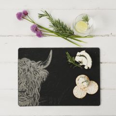 Highland Cow Tablemats Rectangular Engraved