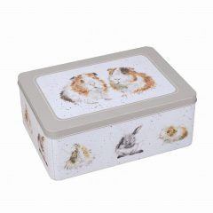 Wrendale Rectangular Tin Guinea Pigs