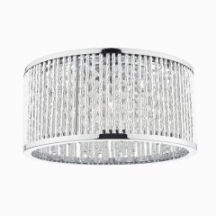 Nantes 3LT Flush Pol Chr Alum