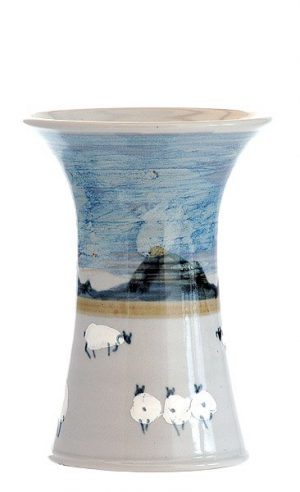 Sheep Cylinder Vase Small
