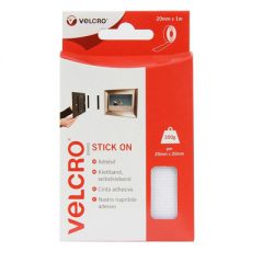 Stick On Velcro White 20mm x 1mtr