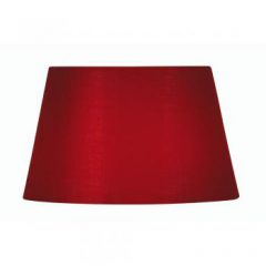 Red Cotton Drum Shade 8″