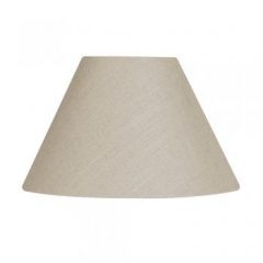 Linen Coolie Shade Calico 10″