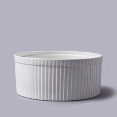 Souffle Dish White 22CM