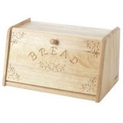 Wooden Bread Bin Drop Front