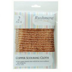 Rushmere Copper Scouring Cloth 2pk 15 x 15cm