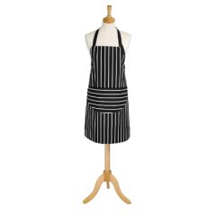 Butchers Stripe Slate Grey Apron
