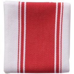 Scarlet Stripe Tea Towel