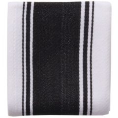 True Black Stripe Tea Towel