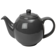 6 Cup Globe Teapot Granite Grey