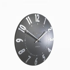 Mulberry Clock Graphite Silver