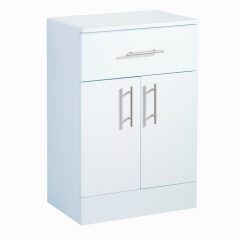 Canterbury Double Door High Gloss Floor Cabinet
