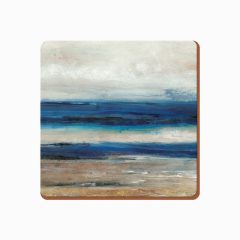 Abstract Blue Coasters Set of 6