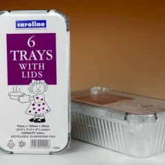 5 Foil Trays With Lid