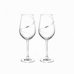 Auris White/Wine Glass Pair