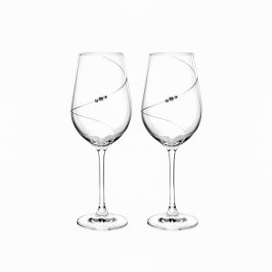 Auris White/Wine Glass Pair