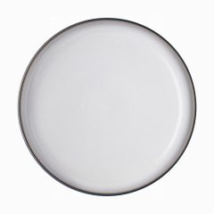 Denby Studio Grey White Coupe Med Plate