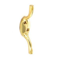 Securit Brass Cleat Hook Medium S6581