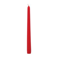Dinner Candles Tapered 24cm Red