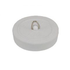 Rubber Sink Plug White 51mm/2″