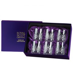 Pres Boxed (Purple) 6 Whisky Tumbler Highland