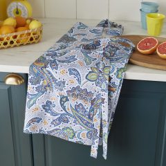 Italian Paisley Cotton Apron