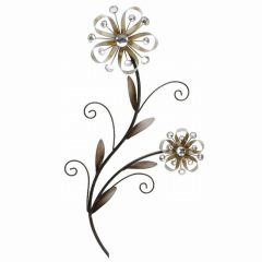 Juliana Home Living Metal Artwork Floral Spray