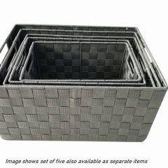 Blue Canyon Monaco Baskets 37cm Grey