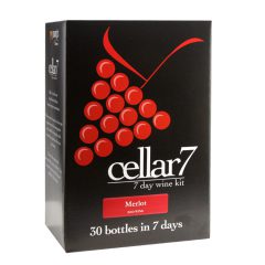 Cellar7 Wine Kit 7 Day Merlot 30 Bottle