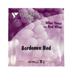 Youngs Yeast Sachet Bordeaux Red Wine 5grm