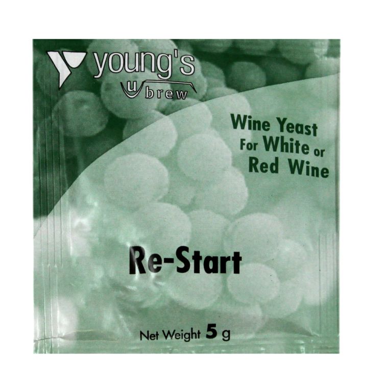 Youngs Yeast Sachet Restart Yeast 5grm