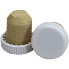 Plastic Top Flanged Corks – White (25)