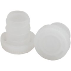 Plastic Wine Corks Clear Re-Useable Pk25