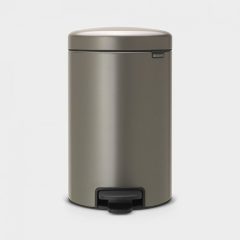 Brabantia Bin 12L Pedal Platinum