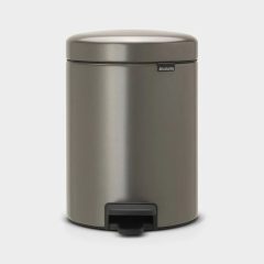 Brabantia Bin 5L Pedal Bin Platinum