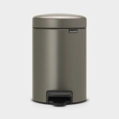 Brabantia Bin 3L Pedal Bin Platinum