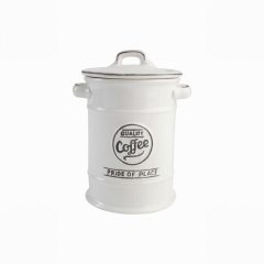 Pride of Place Coffee Jar White