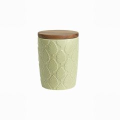 Green House Oval Leaf Store Jar