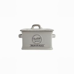 Pride Of Place Grey Butter Dish