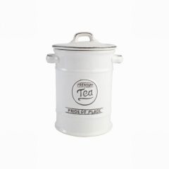 Pride of Place Tea Jar White