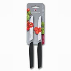 Victorinox Tomato/Utility Knife Serrated Twin Pack 11cm Black