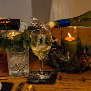 Stag Engraved Wine/Water Glasses (2) - Image 2